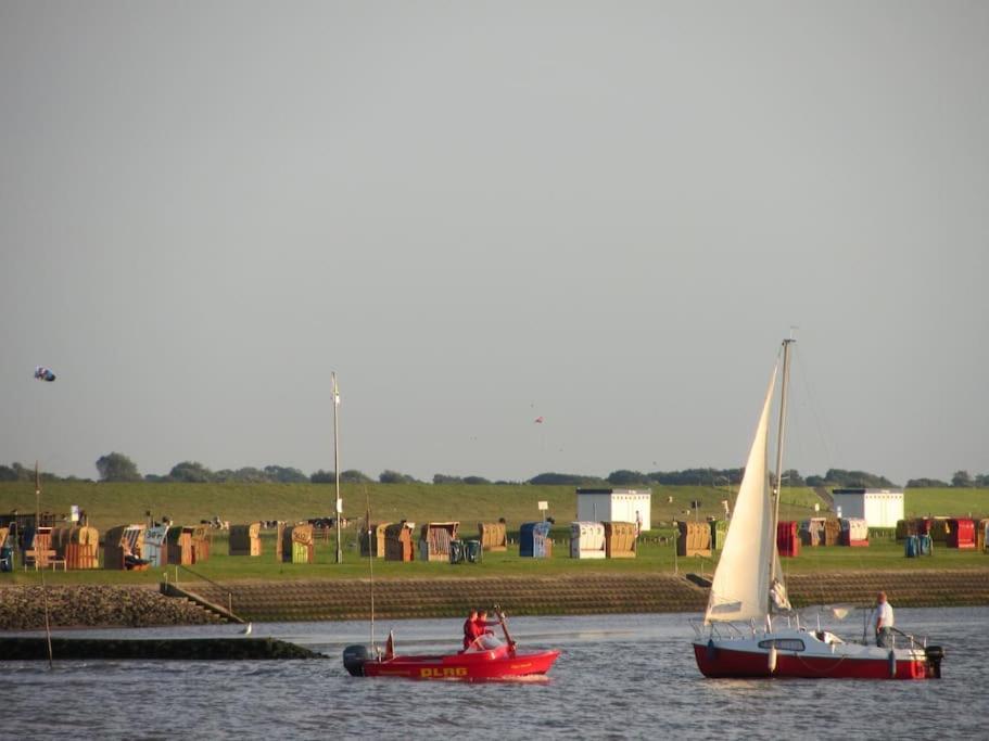 Nordsee Und Natur. Gemuetliche Fewo Mit Deichblick Dorumer Neufeld Exteriér fotografie